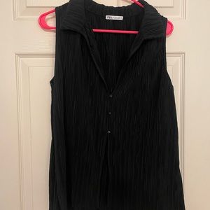 Black tank blouse